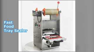 mesin pengunci baki makanan cepat saji