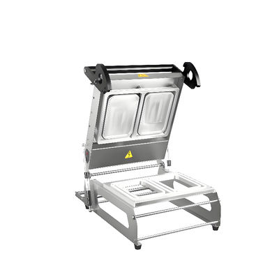 304 Stainless Steel Sealer Packing Machine FR370E Packaging Machine Food Manual Package Plastic Material Tray Sealing Machine