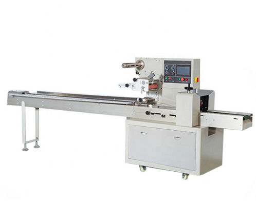 Pillow Type Multi Packing Machine Swiss Roll Cake / Soft Bread / Waffle