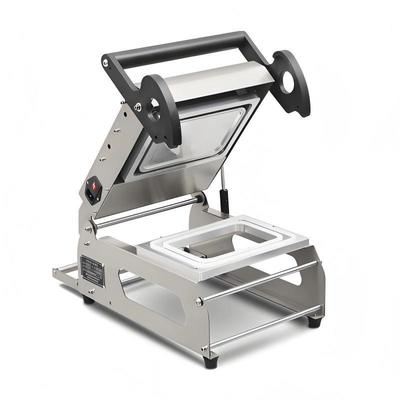 304 Stainless Steel Manual Food Tray Sealer FR160E dengan desain kompak dan garansi 1 tahun