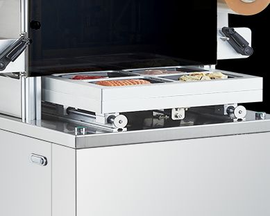 Fully Automatic Vacuum Skin Sealing Machine DQ440VSL with Food Grade 304 Stainless Steel for MAP Packaging