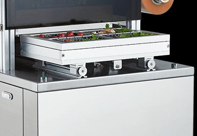 Factory Direct Sell Commercial  Automatic Modified Atmosphere Vertical Sealer Plastic Customized Tray DQ400L-E Tray Sealer