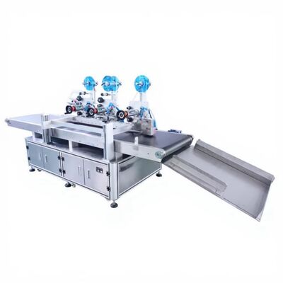 Pabrik Disesuaikan Tiga Kepala Kotak Kardus Sticker CH-609F Mudah untuk merobek Sticker Kotak Kardus Mesin pemotong pita sisi ganda