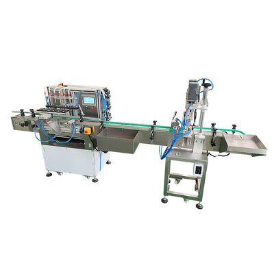 Mesin Penuh Air Mineral dengan Pompa Magnetik Otomatis CH-600XGGZ Mesin Penutup Cairan Cairan Kaca
